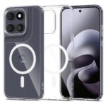 Skaidrus dėklas Motorola G67 G77 Tech-Protect FlexAir Hybrid Magsafe su matomu telefono dizainu ir apsauginėmis kraštų apsaugomis