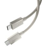 Titano spalvos kabelis SPIGEN EB6015CC ESSENTIAL TYPE-C CABLE 60W 150CM