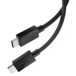 Juodas kabelis SPIGEN EB6015CC ESSENTIAL TYPE-C CABLE 60W 150CM