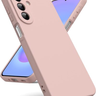 Rausvas dėklas Samsung A276 A27 5G Liquid Silicone 1.5mm švelniu matinio silikono paviršiumi