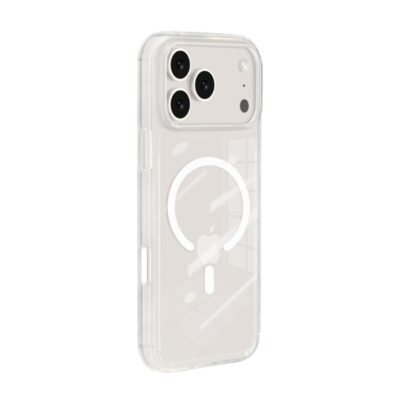 Skaidrus dėklas Apple iPhone 17 su MagSafe žiedu