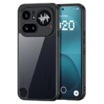 Skaidrus dėklas Dux Ducis Aimo telefonui Nothing Phone 4a Pro su juodos spalvos rėmeliu ir skaidria nugarėle