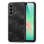 Skaidrus dėklas Dux Ducis Aimo telefonui Samsung A276 A27 5G juodos spalvos su reljefiniu raštu