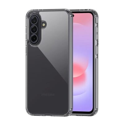 Skaidrus dėklas Samsung A376 A37 5G Dux Ducis Clin su aiškia apsauga telefonui ir tiksliais išpjovomis kamerai