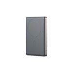 Titano spalvos išorinė baterija Power Bank Joyroom JR-PBM08 Pro 22.5W MagSafe 10000mAh pilkas viršutinis dangtis ir šviesios spalvos šonai