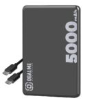 Juoda išorinė baterija "OBAL:ME MagNetix Powerbank 5000mAh"