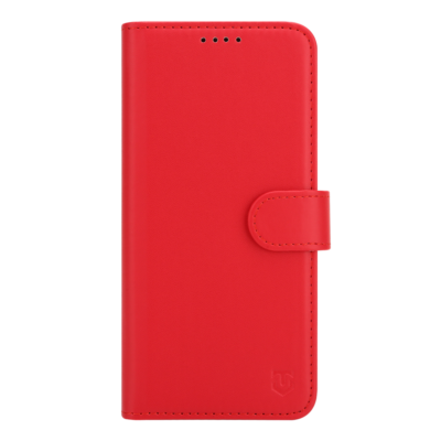 Raudonas atverčiamas dėklas Tactical Field Notes telefonui Xiaomi Redmi Note 15 4G 5G
