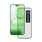 Juodas apsauginis ekrano stikliukas Honor 600 Lite "OBAL:ME 5D Glass Screen Protector"