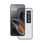 Juodas apsauginis stiklas ekrano Motorola Edge 70 Fusion OBAL ME 5D Glass Screen Protector