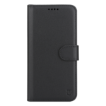 Juodas atverčiamas dėklas Tactical Field Notes telefonui Xiaomi Poco X8 Pro