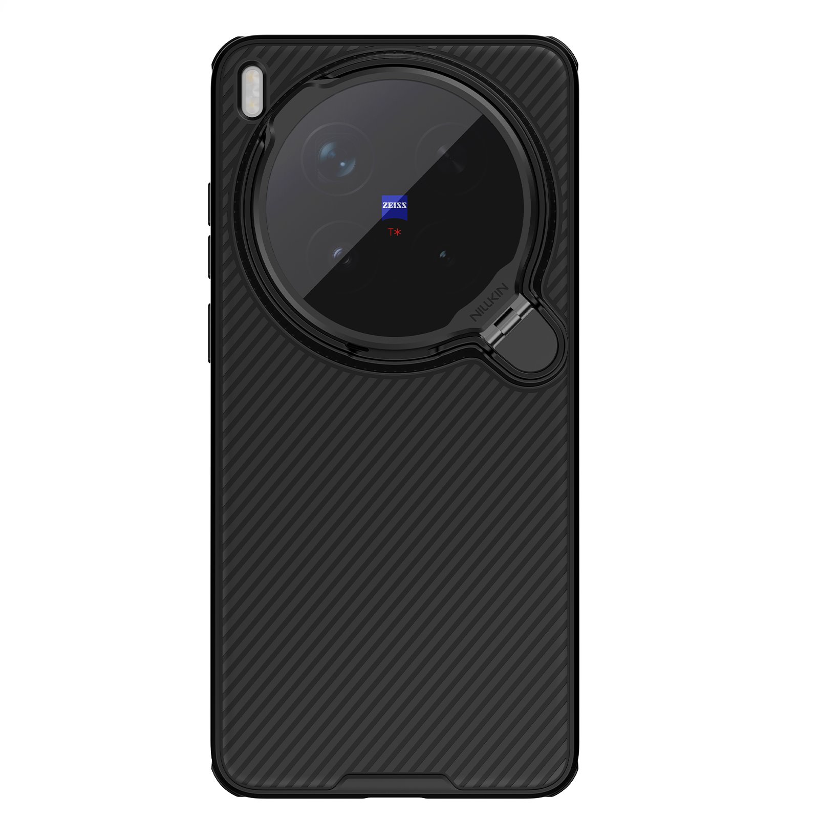 Juodas dėklas Nillkin CamShield Prop Magnetic telefonui Vivo X300 Ultra Juodas dėklas Nillkin CamShield Prop Magnetic telefonui Vivo X300 Ultra - Image 1