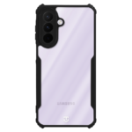 Skaidrus-juodas dėklas Tactical Quantum Stealth telefonui Samsung Galaxy A27 5G