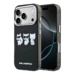 Juodas dėklas Apple Iphone 17 Pro "Karl Lagerfeld IML Choupette Trio Watercolor MagSafe"