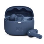 Mėlynos belaidės ausinės JBL Tune Beam TWS Earphones