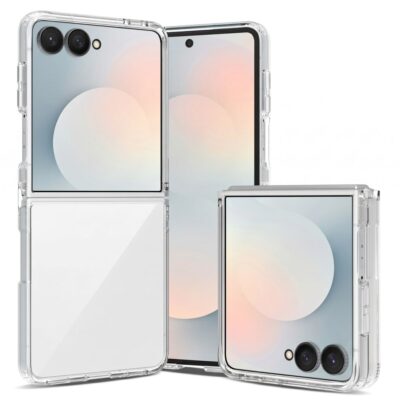 Skaidrus dekla tech-protect flexair hybrid skirtas samsung galaxy z flip 8