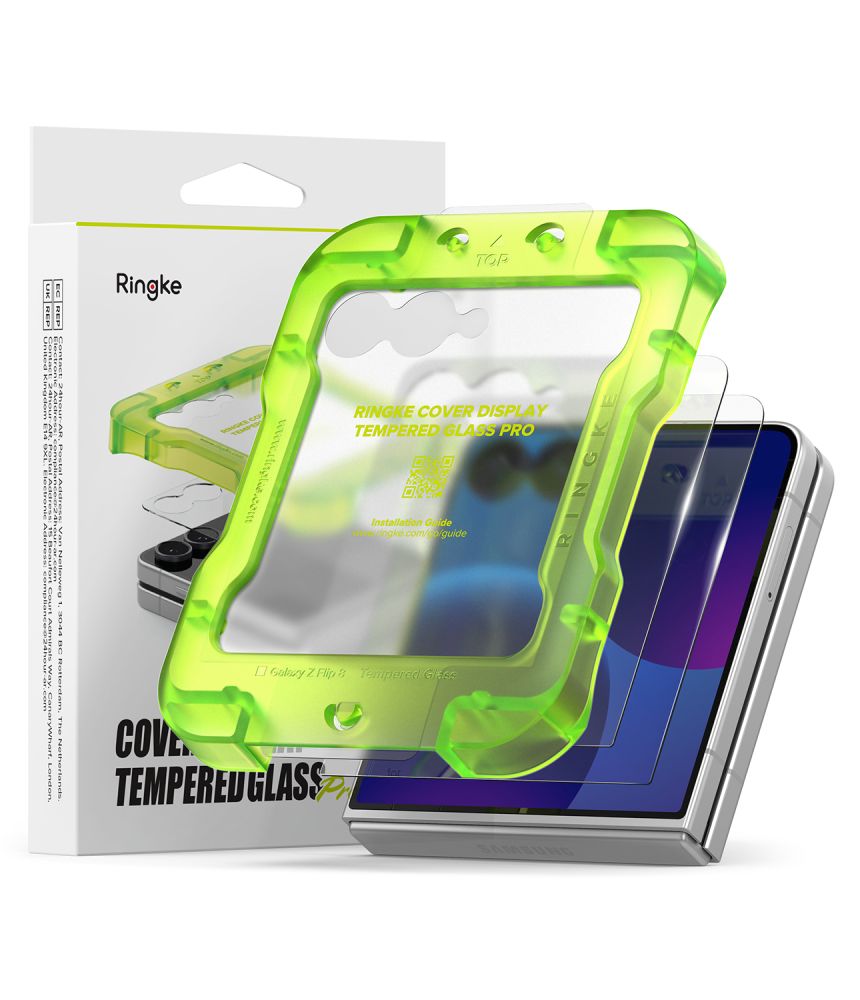 Skaidrus apsauginis stikliukas Samsung Galaxy Z Flip 8 "Ringke Cover Display 2-Pack " Skaidrus apsauginis stikliukas Samsung Galaxy Z Flip 8