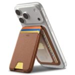 Ruda magnetinė piniginė "ESR CLASSIC RFID MAGNETIC WALLET STAND MAGSAFE"