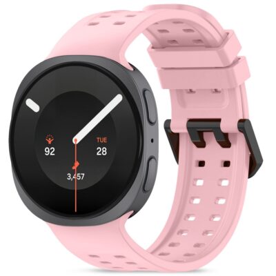 Rausva silikoninė apyrankė SAMSUNG GALAXY WATCH 8 / 9 / CLASSIC (40 / 44 / 46 MM)