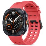 Raudona silikoninė apyrankė SAMSUNG GALAXY WATCH ULTRA 1 / 2 2024-2026 (47 MM) "Tech-Protect Silicone Air"