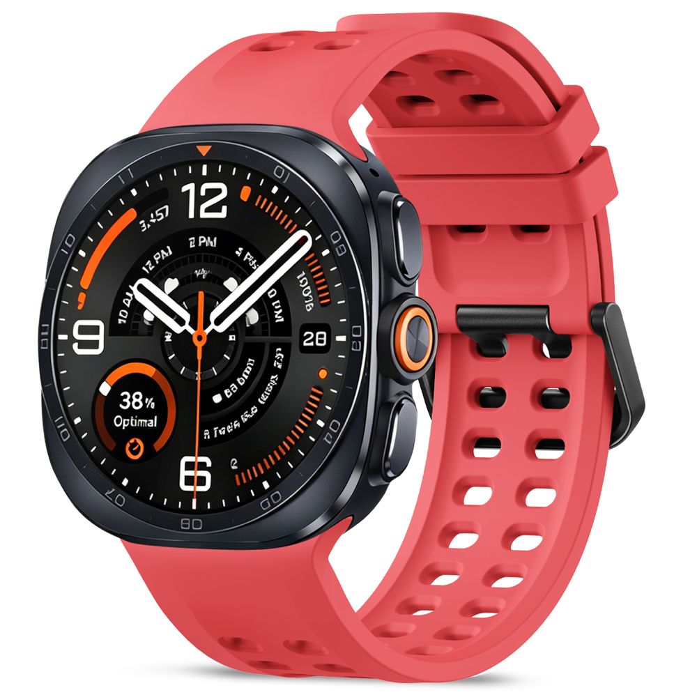 Raudona silikoninė apyrankė SAMSUNG GALAXY WATCH ULTRA 1 / 2 2024-2026 (47 MM) "Tech-Protect Silicone Air" Raudona silikoninė apyrankė SAMSUNG GALAXY WATCH ULTRA 1 / 2 2024-2026 (47 MM)