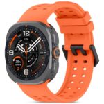 Oranžinė silikoninė apyrankė SAMSUNG GALAXY WATCH ULTRA 1 / 2 2024-2026 (47 MM)