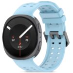 Šviesiai mėlyna silikoninė apyrankė SAMSUNG GALAXY WATCH 8 / 9 / CLASSIC (40 / 44 / 46 MM)