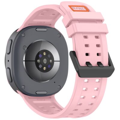 Rausva silikoninė apyrankė SAMSUNG GALAXY WATCH 8 / 9 / CLASSIC (40 / 44 / 46 MM) – nuotrauka 2