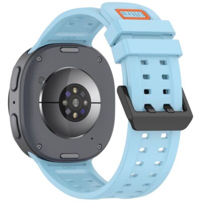 Šviesiai mėlyna silikoninė apyrankė SAMSUNG GALAXY WATCH 8 / 9 / CLASSIC (40 / 44 / 46 MM) – nuotrauka 2