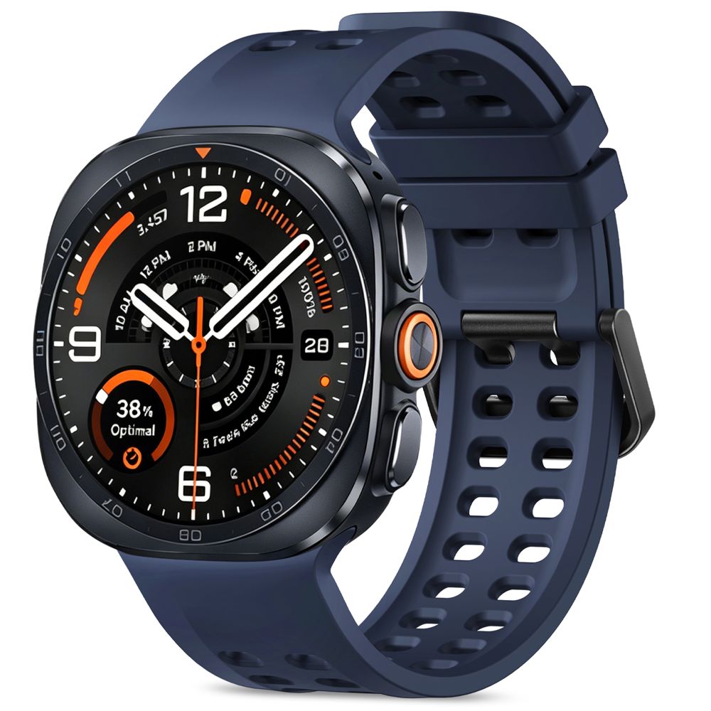 Tamsiai mėlyna silikoninė apyrankė SAMSUNG GALAXY WATCH ULTRA 1 / 2 2024-2026 (47 MM) "Tech-Protect Silicone Air" Tamsiai mėlyna silikoninė apyrankė SAMSUNG GALAXY WATCH ULTRA 1 / 2 2024-2026 (47 MM)