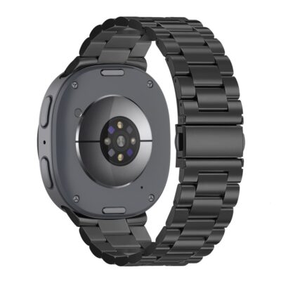 Juoda apyrankė SAMSUNG GALAXY WATCH 8 / 9 / CLASSIC (40 / 44 / 46 MM) – nuotrauka 2