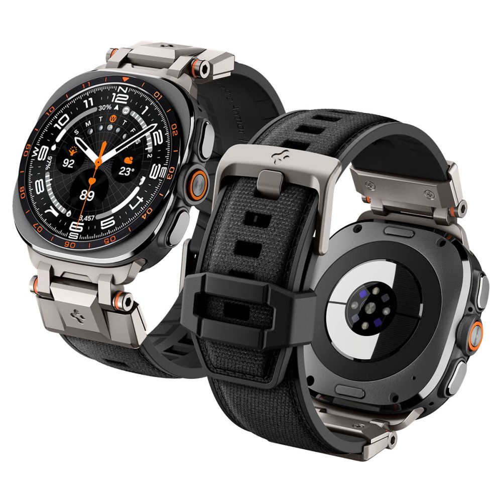 Juoda apyrankė SAMSUNG GALAXY WATCH ULTRA 1 / 2 2024-2026 (47 MM) "Spigen Durapro Armor" Juoda apyrankė SAMSUNG GALAXY WATCH ULTRA 1 / 2 2024-2026 (47 MM) "Spigen Durapro Armor" - Image 1