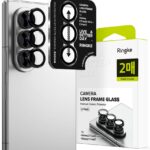 Juodas apsauginis kameros stikliukas Samsung Galaxy Z Fold 7 / 8 Ultra "Ringke Camera Frame Protector 2-Pack"