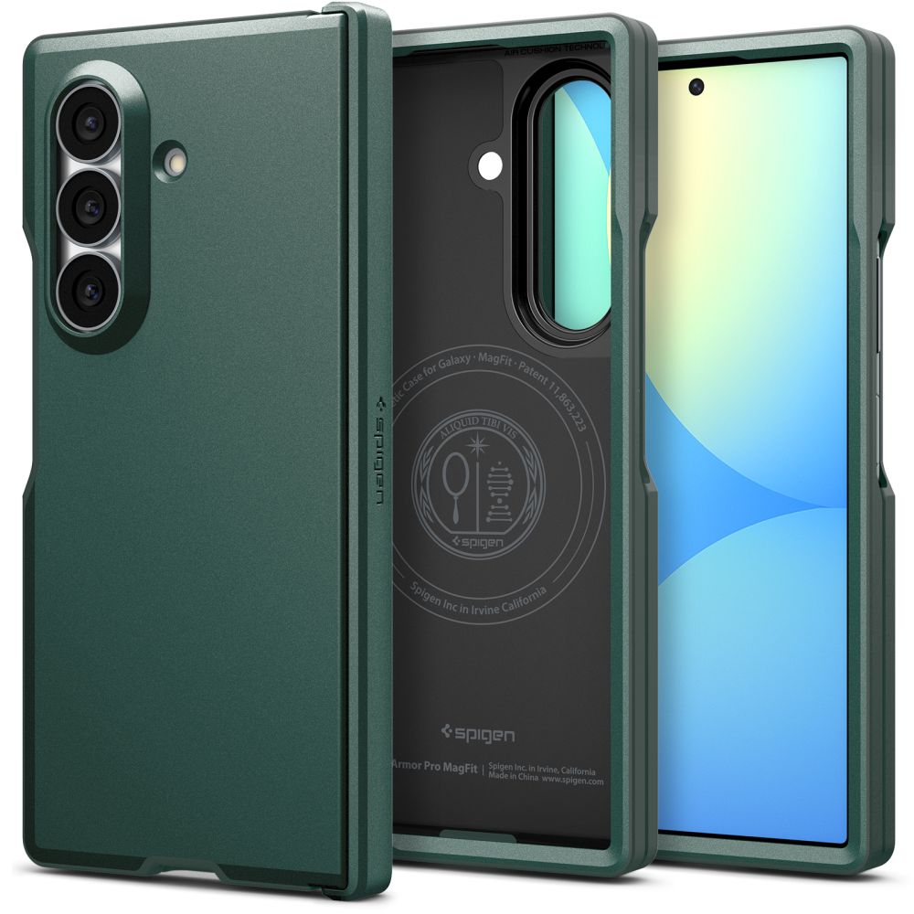 Žalias dėklas Samsung Galaxy Z Fold 8 Ultra "Spigen Tough Armor Pro Mag Magsafe" Žalias dėklas Samsung Galaxy Z Fold 8 Ultra "Spigen Tough Armor Pro Mag Magsafe" - Image 1