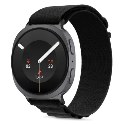 Juoda apyrankė Samsung Galaxy Watch 8 / 9 / Classic (40 / 44 / 46 MM) – nuotrauka 2
