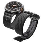 Juoda apyrankė SAMSUNG GALAXY WATCH ULTRA 1 / 2 2024-2026 (47 MM) ACTIVE "Spigen Athlex Air"