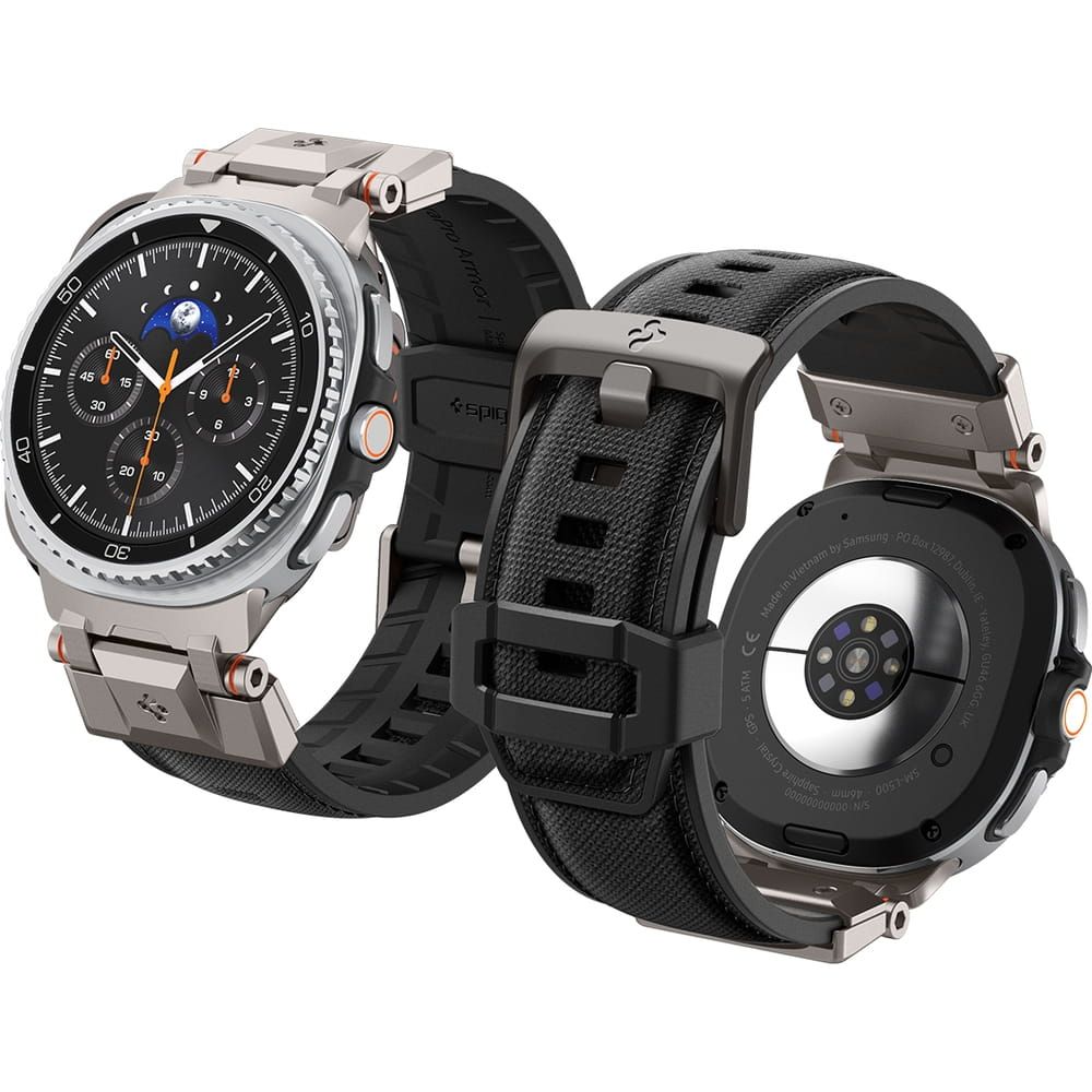 Juoda apyrankė SAMSUNG GALAXY WATCH 8 / 9 / CLASSIC (40 / 44 / 46 MM) "Spigen Durapro Armor" Juoda apyrankė SAMSUNG GALAXY WATCH 8 / 9 / CLASSIC (40 / 44 / 46 MM) "Spigen Durapro Armor" - Image 1