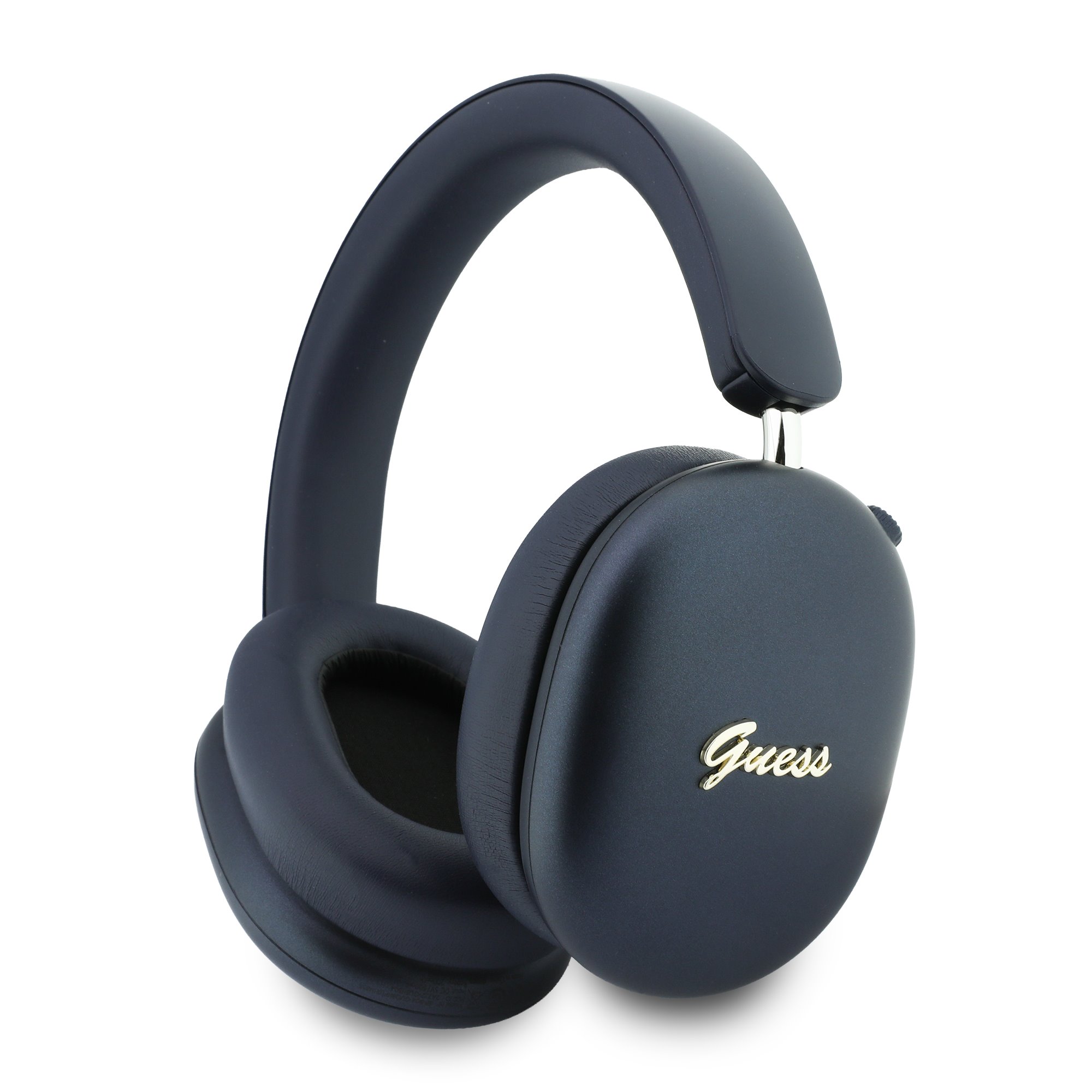 Mėlynos belaidės ausinės "Guess Metallic Finish Gold Script Logo ENC Wireless Headphone" Mėlynos belaidės ausinės "Guess Metallic Finish Gold Script Logo ENC Wireless Headphone" - Image 1