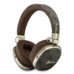 Rudos belaidės ausinės "Guess 4G Metal Script Logo ENC Wireless Headphone"