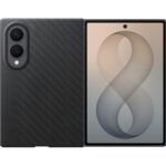 Juodas originalus dėklas Samsung Galaxy Z Fold 8 "EF-KF971SBE Carbon Magnet"