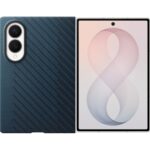 Tamsiai mėlynas originalus dėklas Samsung Galaxy Z Fold 8 "EF-KF971SNE Carbon Magnet"