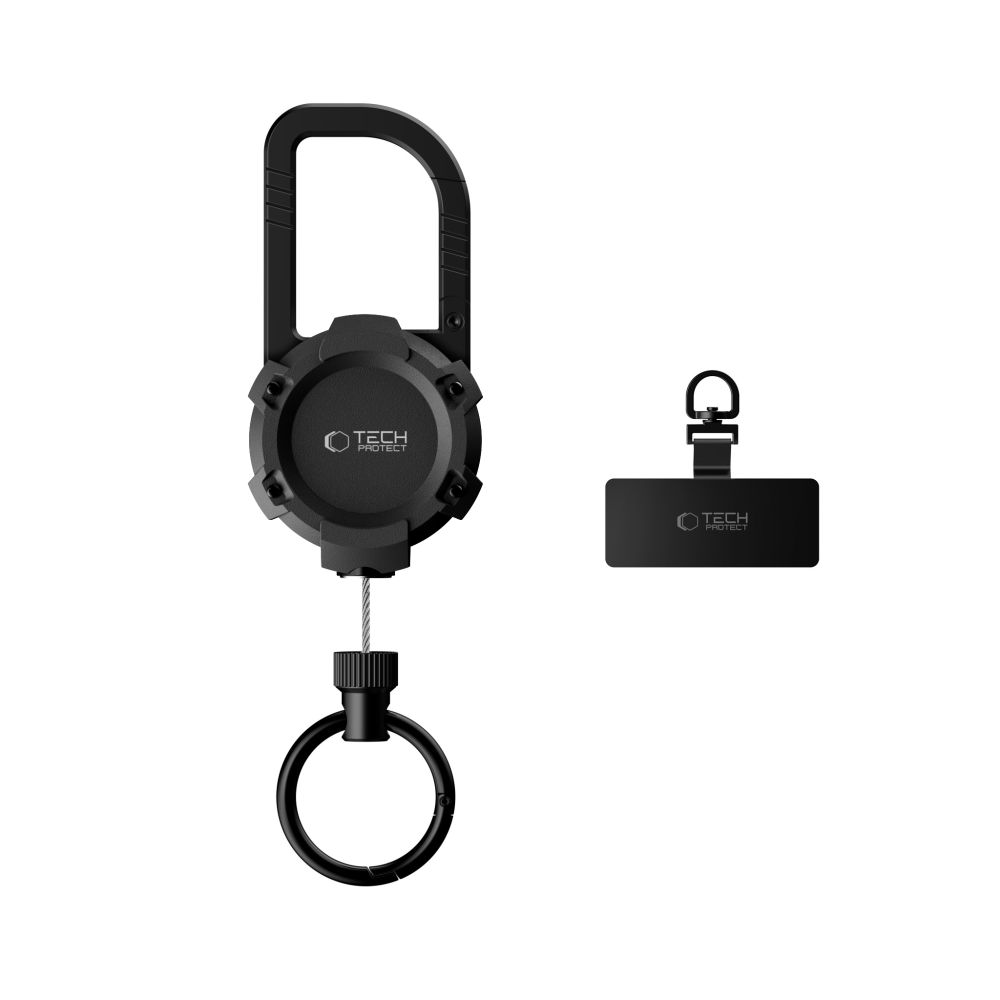Juodas universalus pakabukas "TECH-PROTECT ATH03 URBANLOOP ANTI-THEFT HOLDER" Juodas universalus pakabukas