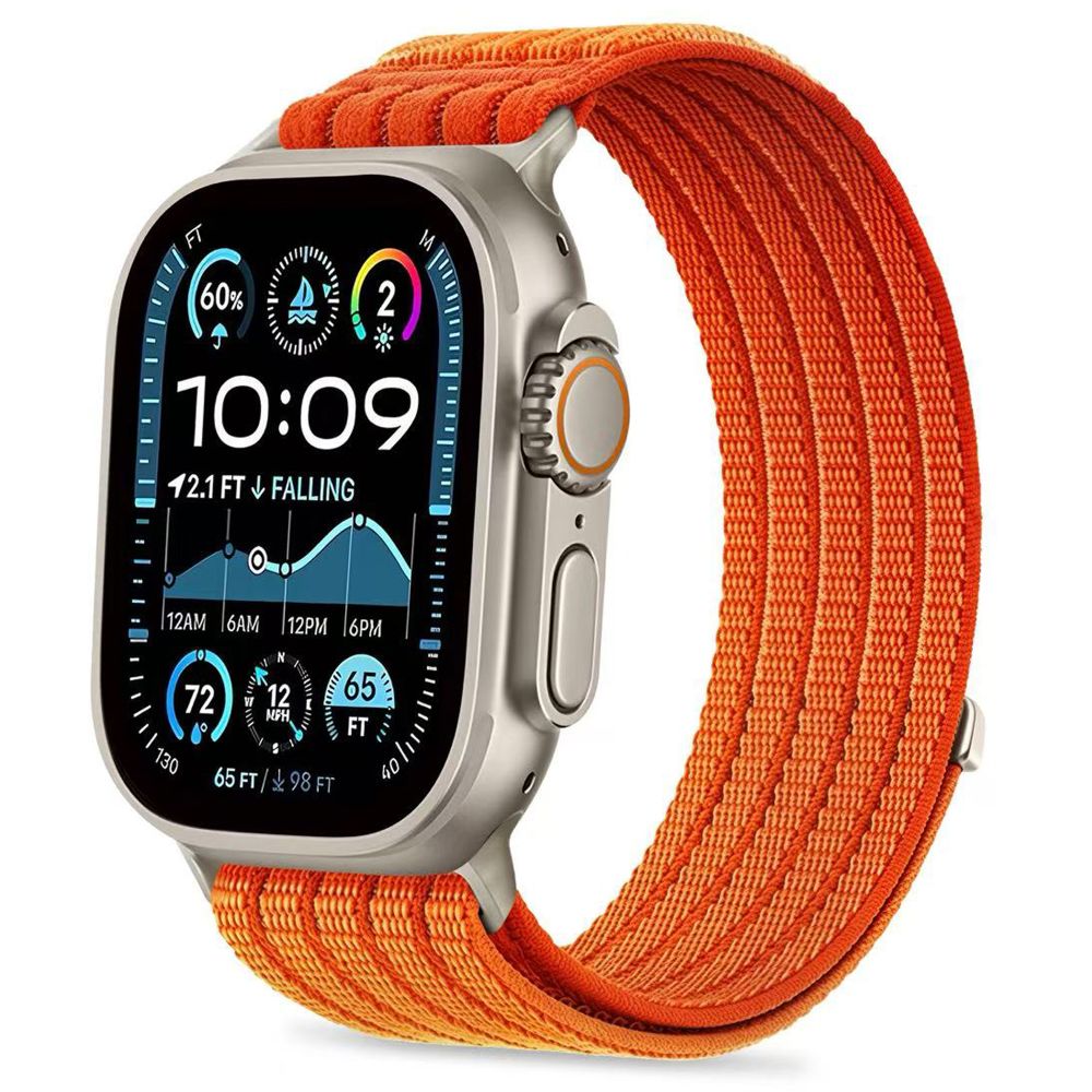 Oranžinė apyrankė APPLE WATCH 8 / 9 / 10 / 11 / SE / ULTRA (44 / 45 / 46 / 49 MM) "Tech-Protect Nylon Sport" Oranžinė apyrankė APPLE WATCH 8 / 9 / 10 / 11 / 12 / SE / ULTRA (44 / 45 / 46 / 49 MM)