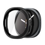 Juodas dėklas SAMSUNG GALAXY WATCH 8 / 9 (44 MM) "SPIGEN THIN FIT 360"