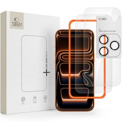 Ekrano ir kameros apsauginis stiklas Iphone 18 Pro Max
