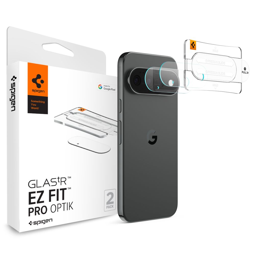 Skaidrus apsauginis stiklas galiniai kamerai Google Pixel 11 Pro XL "SPIGEN OPTIK PRO GLAS.TR ”EZ FIT 2-Pack” Skaidrus apsauginis stiklas galiniai kamerai Google Pixel 11 Pro XL "SPIGEN OPTIK PRO GLAS.TR ”EZ FIT 2-Pack” - Image 1