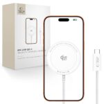 Baltas belaidis pakrovėjas "TECH-PROTECT A54 MAGNETIC MAGSAFE WIRELESS CHARGER 25W QI2.2"