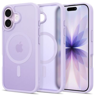 Levandų matinis dėklas Iphone 17