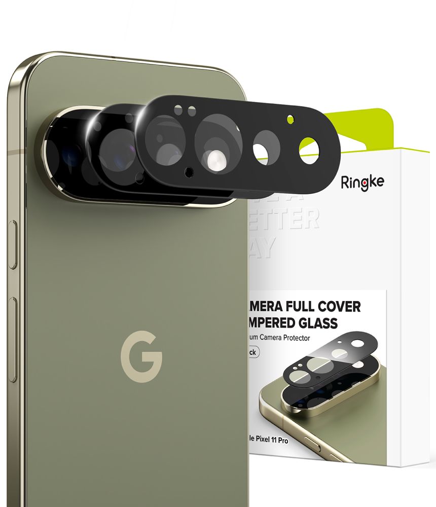 Juodas apsauginis kameros stikliukas Google Pixel 11 Pro "Ringke Camera Full Cover 2-Pack" Juodas apsauginis kameros stikliukas Google Pixel 11 Pro "Ringke Camera Full Cover 2-Pack" - Image 1