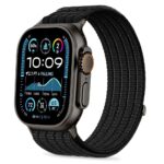 Juoda apyrankė APPLE WATCH 8 / 9 / 10 / 11 / SE / ULTRA (44 / 45 / 46 / 49 MM) "Tech-Protect Nylon Sport"