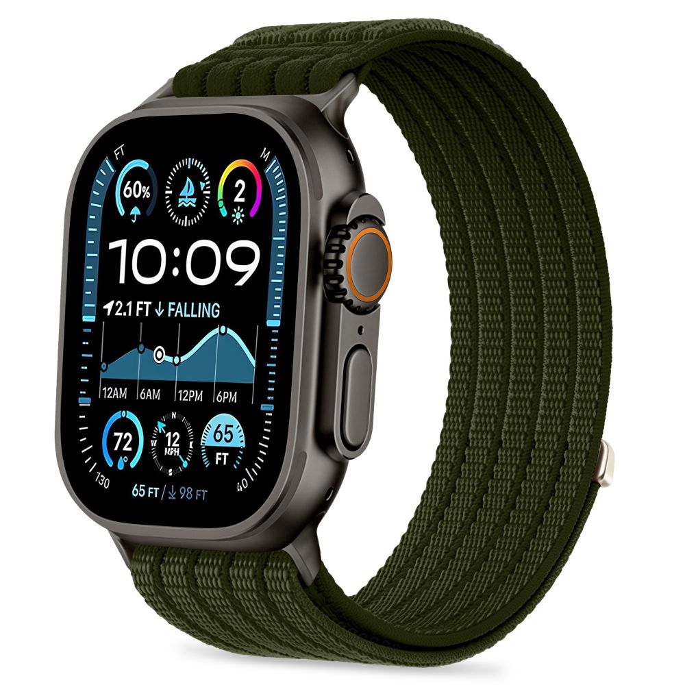 Žalia apyrankė APPLE WATCH 8 / 9 / 10 / 11 / SE / ULTRA (44 / 45 / 46 / 49 MM) "Tech-Protect Nylon Sport" Žalia apyrankė APPLE WATCH 8 / 9 / 10 / 11 / SE / ULTRA (44 / 45 / 46 / 49 MM) "Tech-Protect Nylon Sport" - Image 1